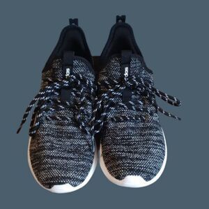 NWOT or box Adidas Womens Size US8 Cloudfoam Pure Black Running Shoes DB0694